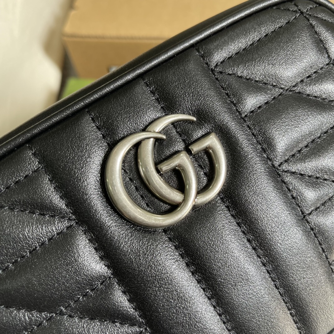 Gucci GG Marmont Mini Shoulder Bag 634936 Black